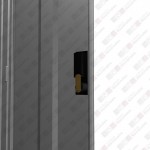 Gabinete Metálico Multiusos 5 Entrepaños 1 Puerta Gris